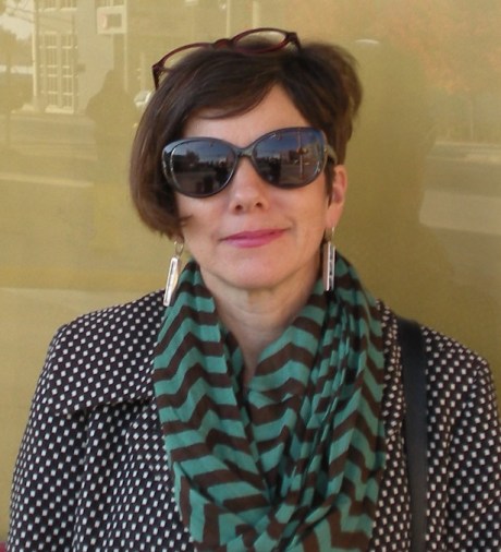 KK in sunglasses, Terre Haute